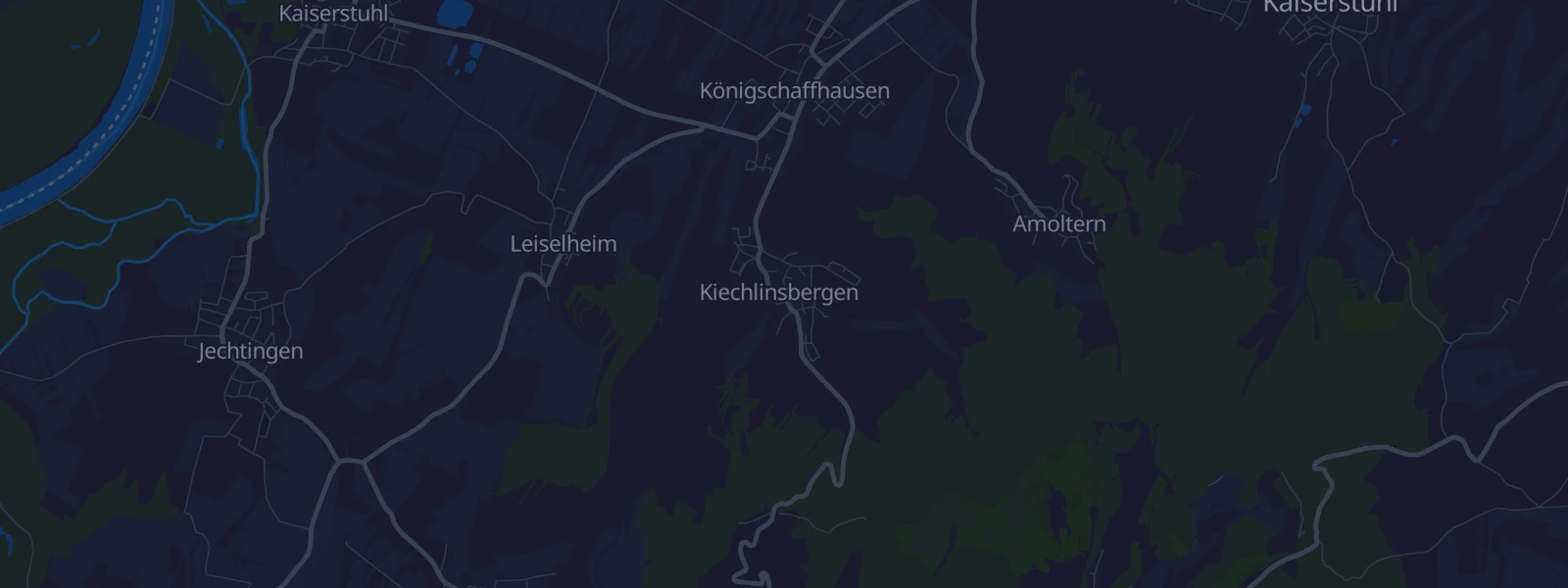 Karte von Endingen am Kaiserstuhl