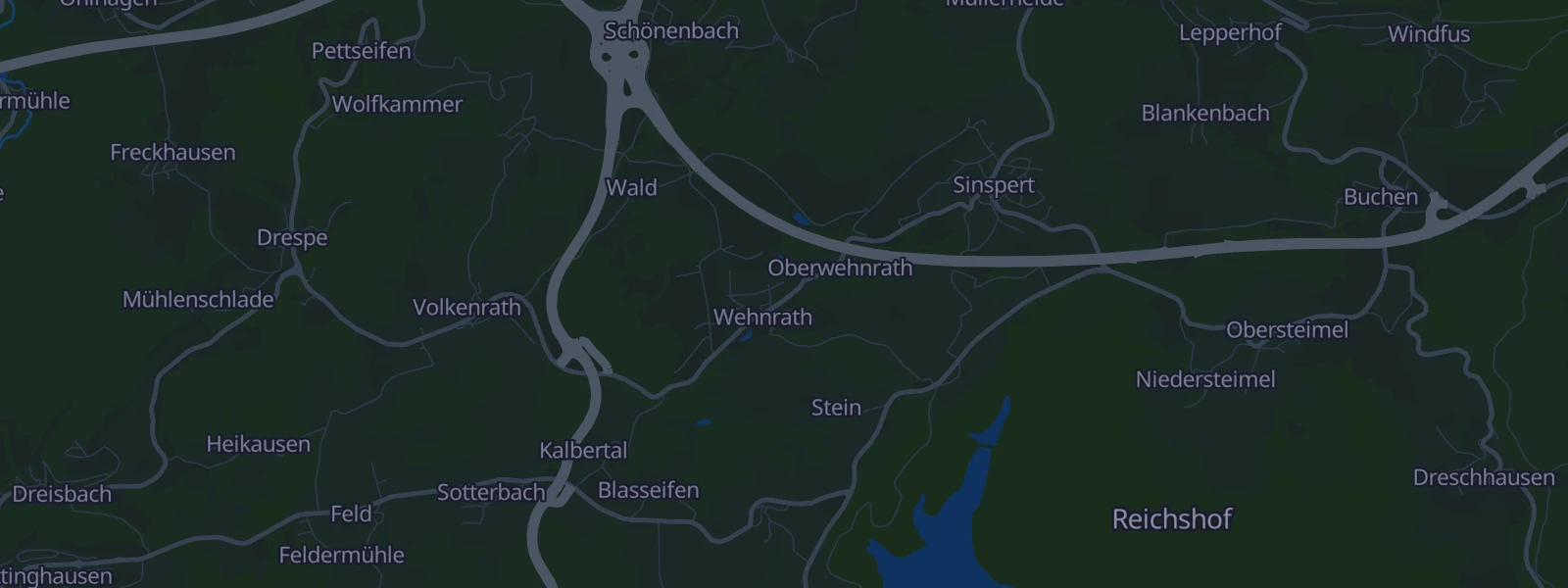 Karte von Reichshof