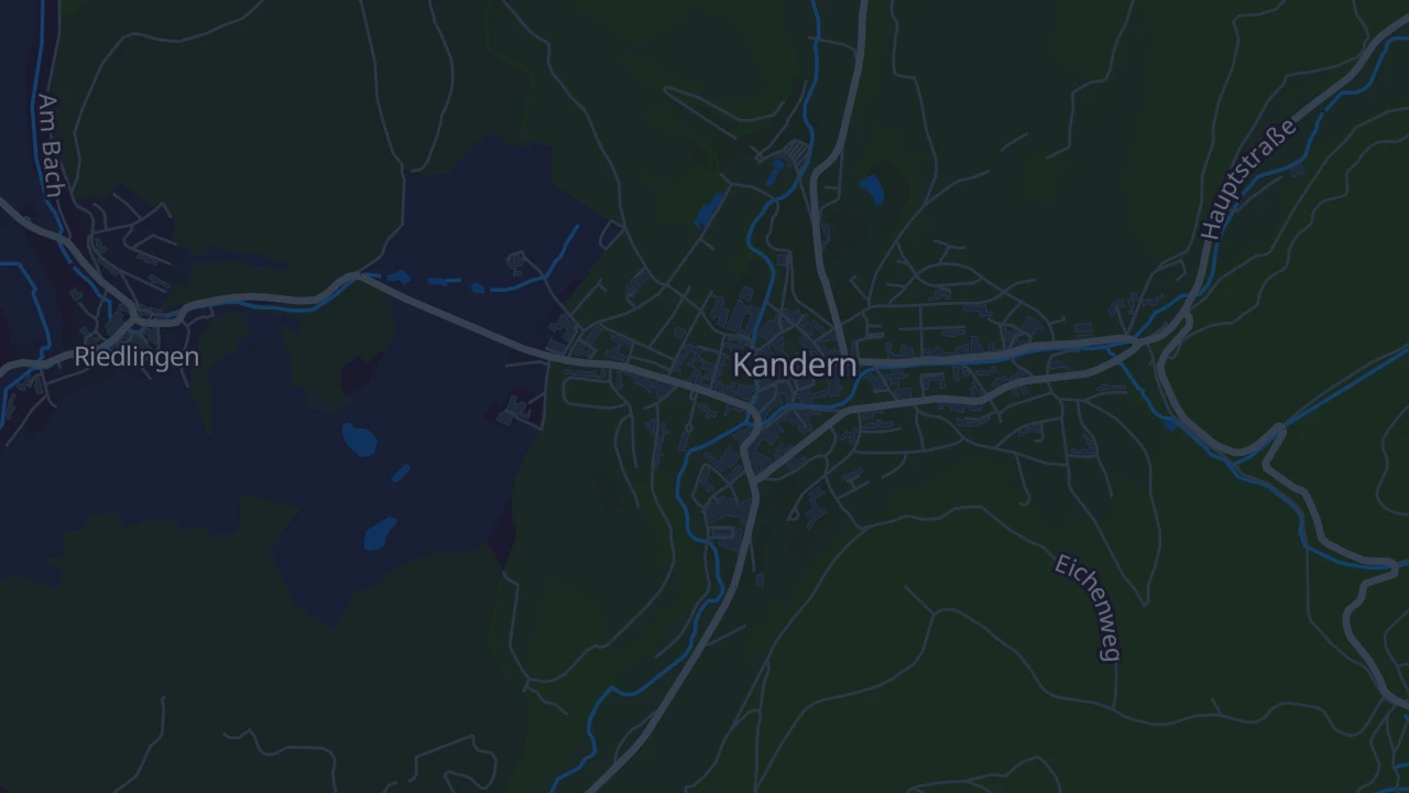 Karte von Kandern