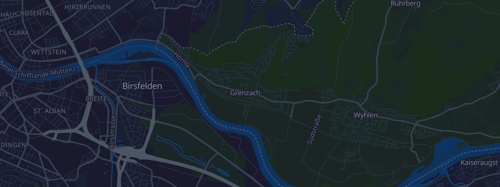 Karte von Grenzach