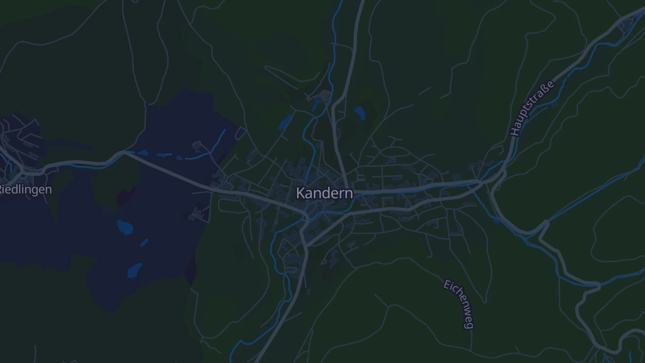 Karte von Kandern