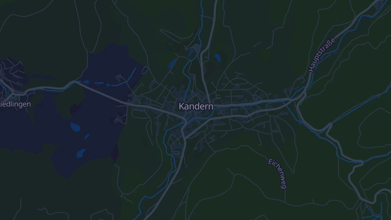 Karte von Kandern