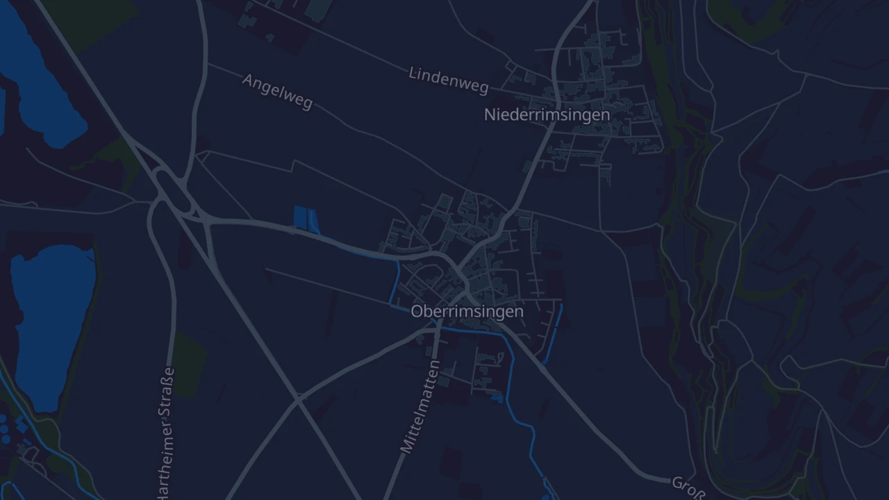 Karte von Breisach am Rhein