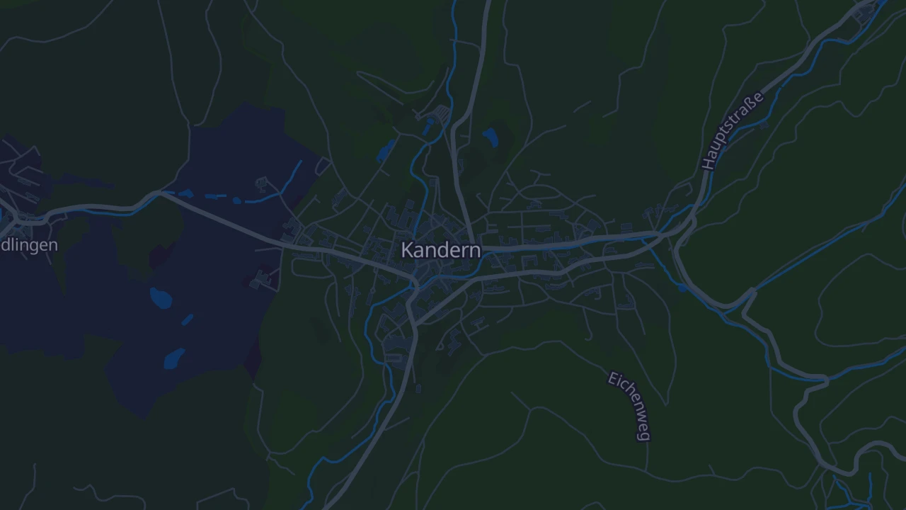 Karte von Kandern