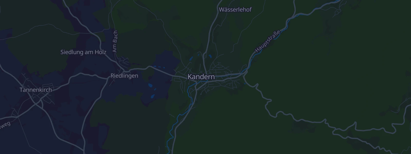 Karte von Kandern