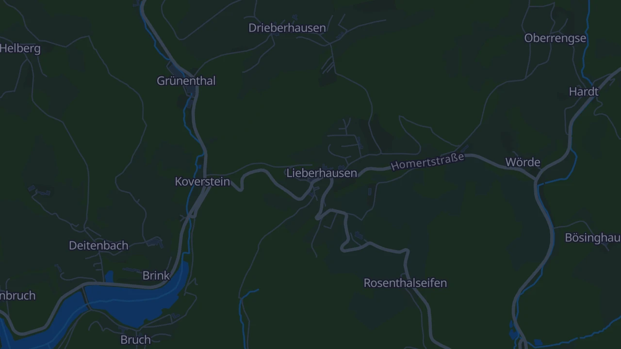 Karte von Gummersbach