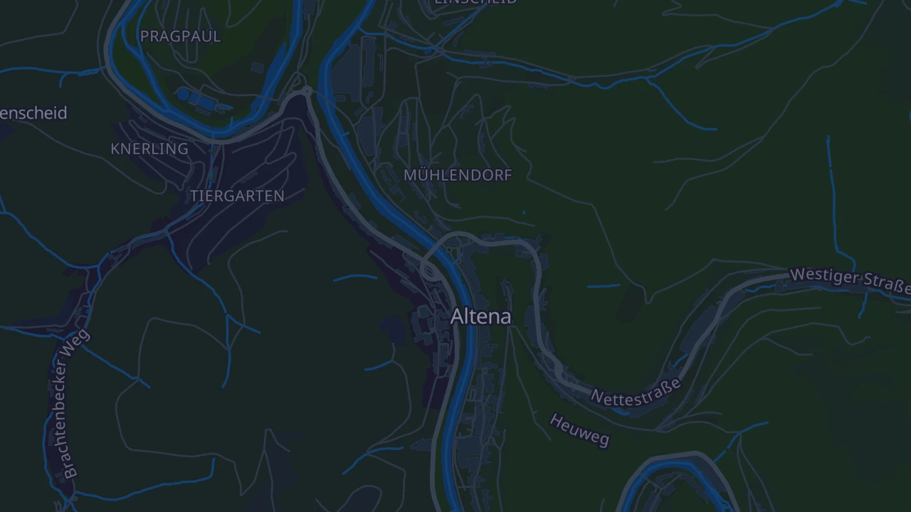 Karte von Altena
