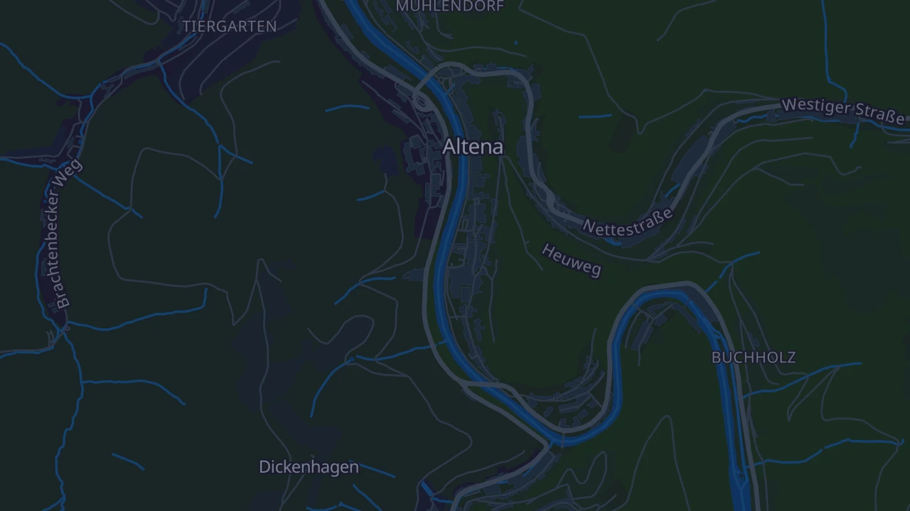 Karte von Altena