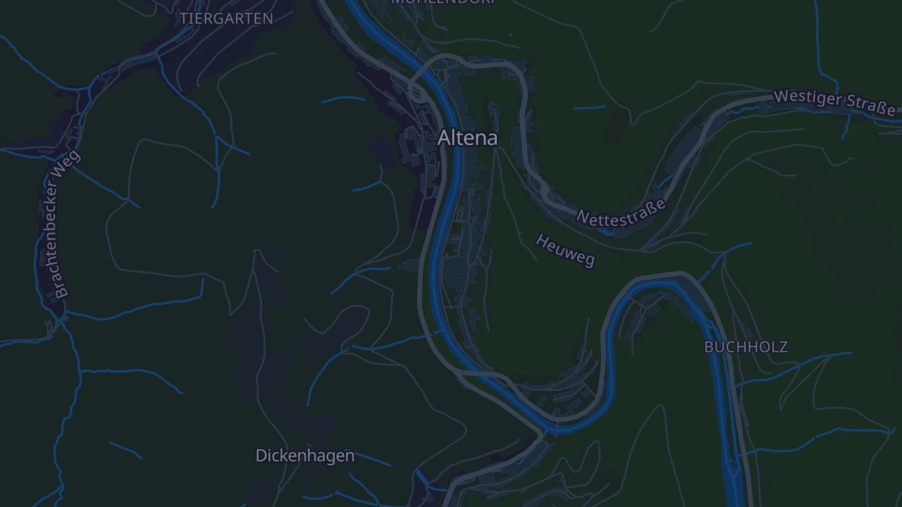 Karte von Altena