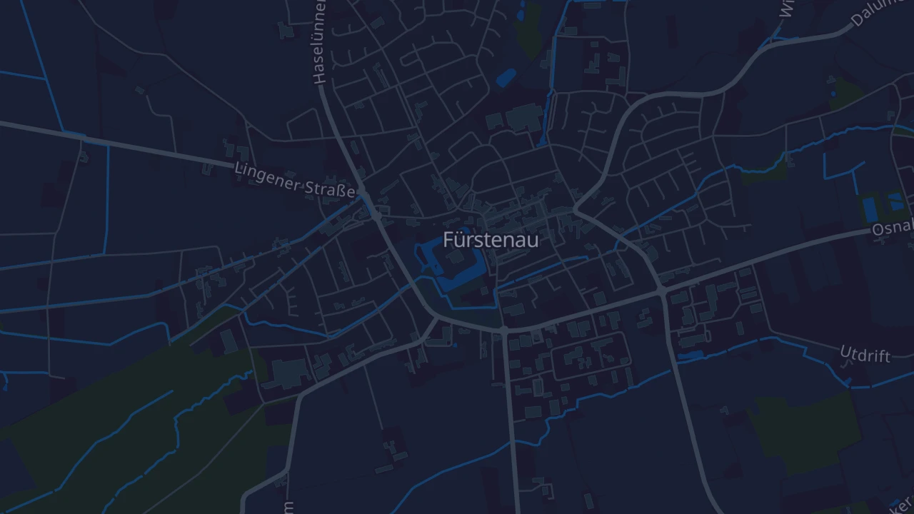 Karte von Fürstenau