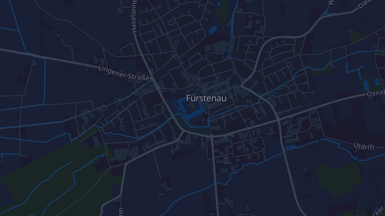 Karte von Fürstenau