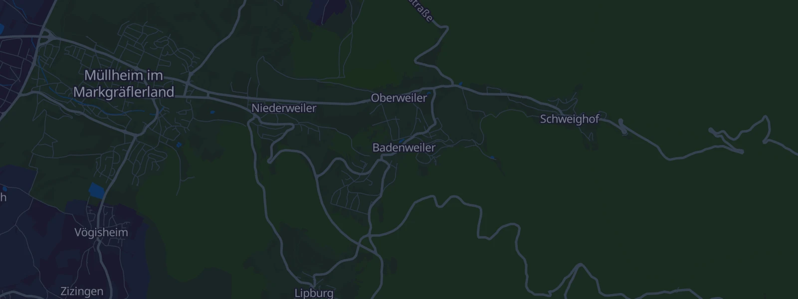 Karte von Badenweiler
