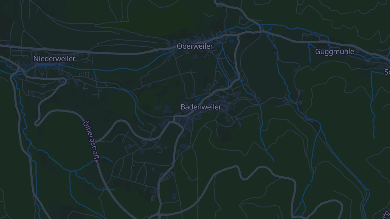 Karte von Badenweiler