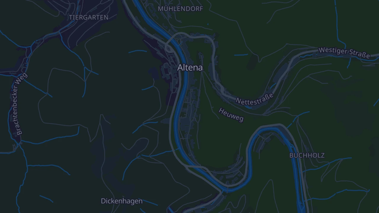 Karte von Altena