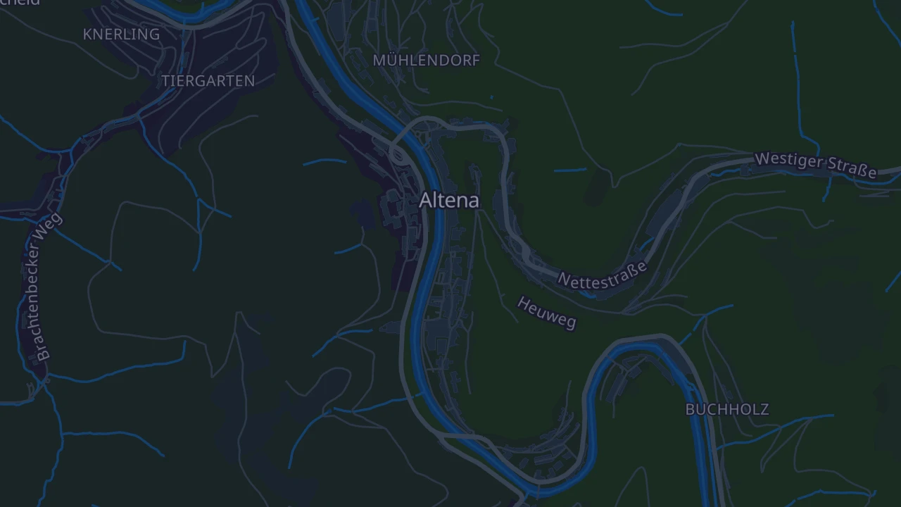 Karte von Altena