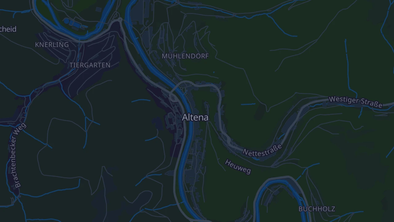 Karte von Altena