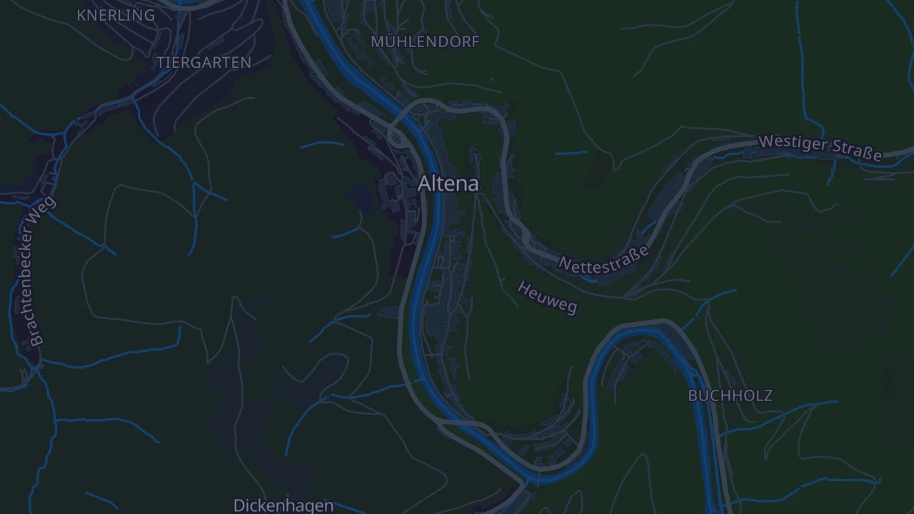 Karte von Altena
