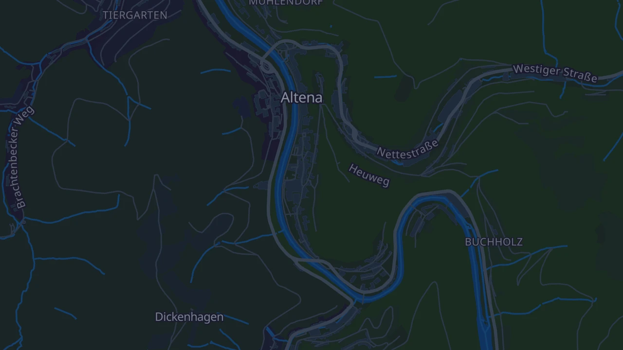 Karte von Altena