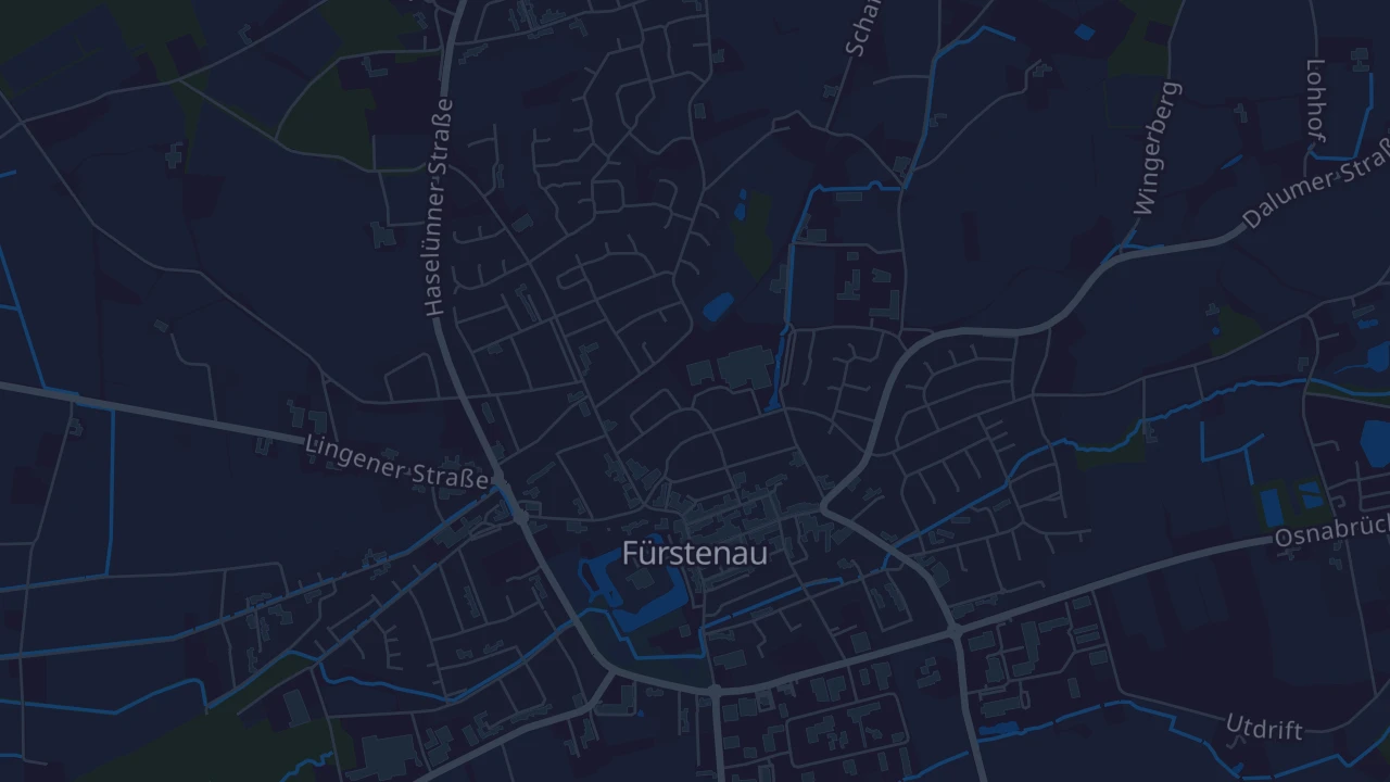 Karte von Fürstenau