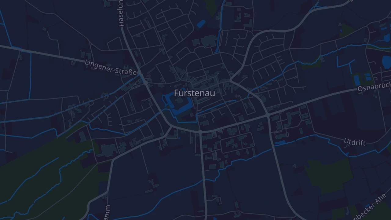 Karte von Fürstenau