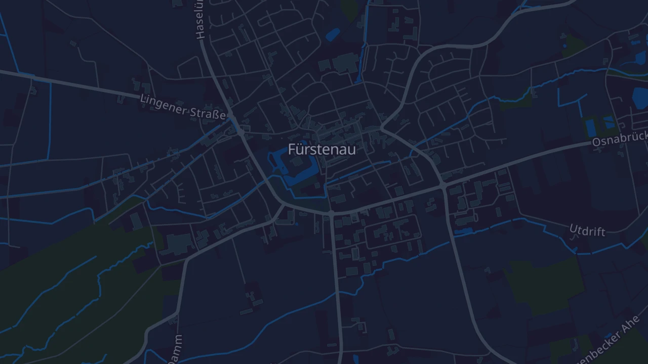 Karte von Fürstenau