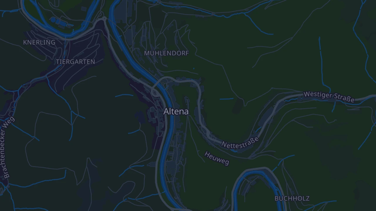 Karte von Altena