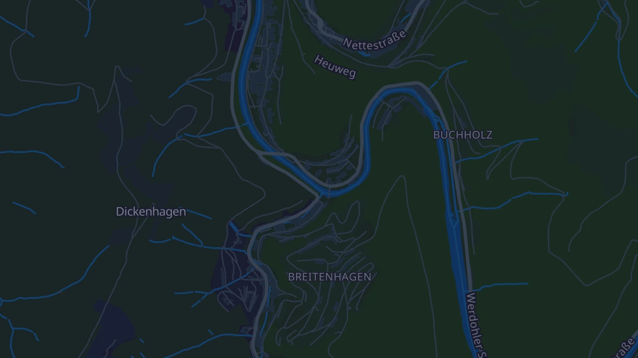 Karte von Altena