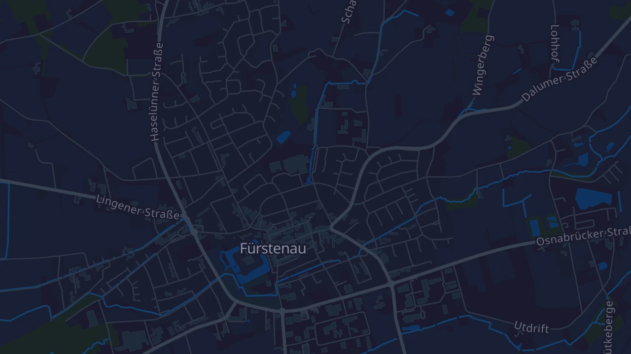Karte von Fürstenau