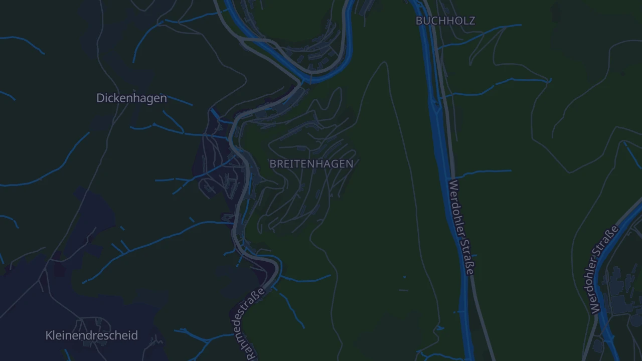 Karte von Altena