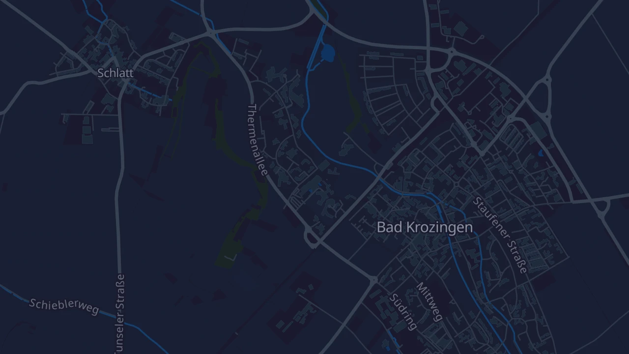 Karte von Bad Krozingen (Kernstadt)