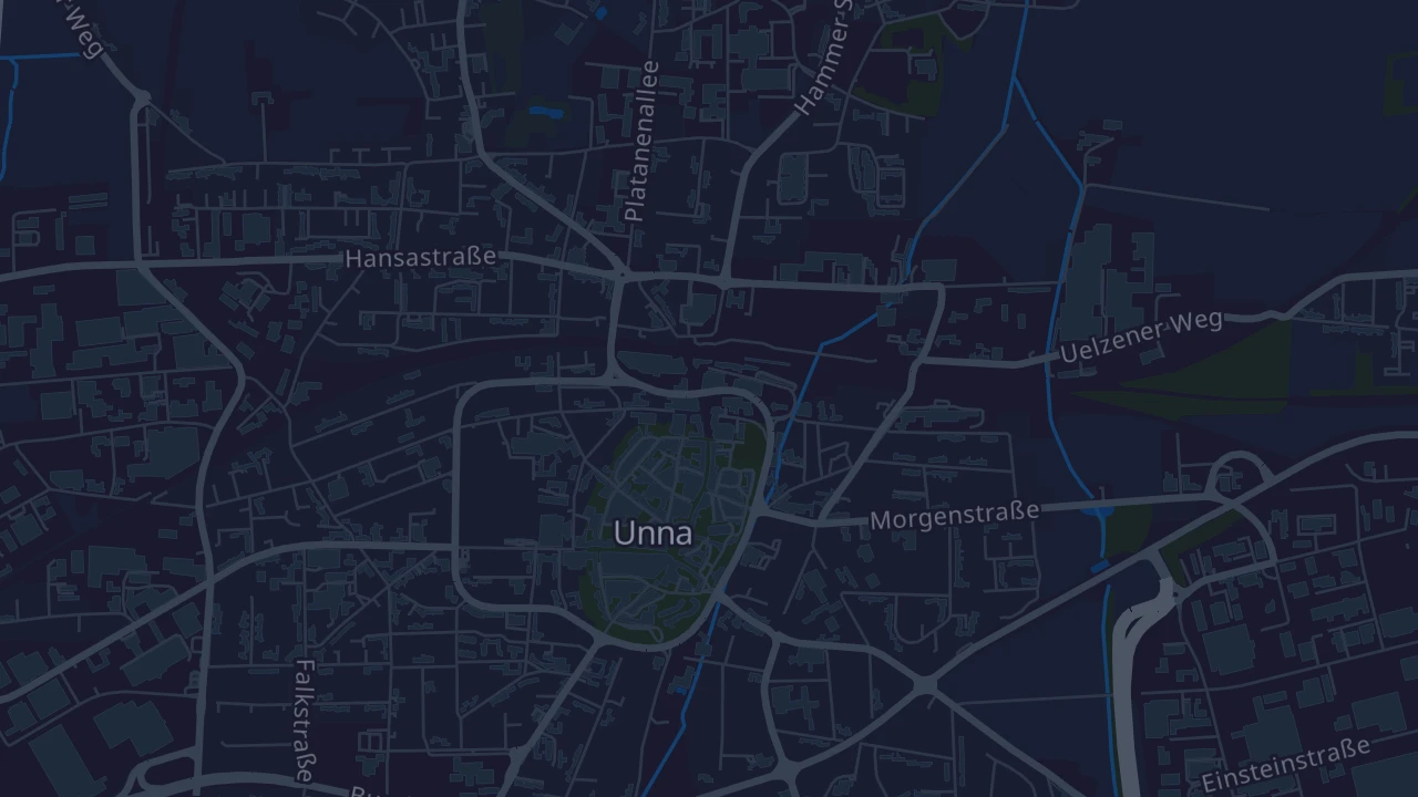 Karte von Unna