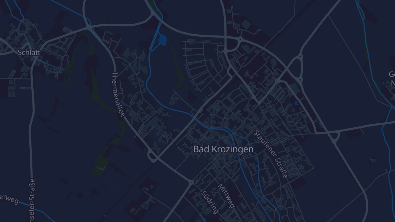 Karte von Bad Krozingen (Kernstadt)