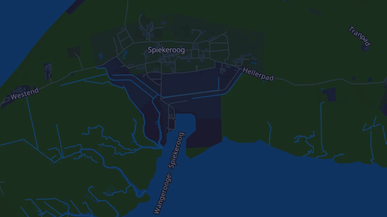 Karte von Spiekeroog
