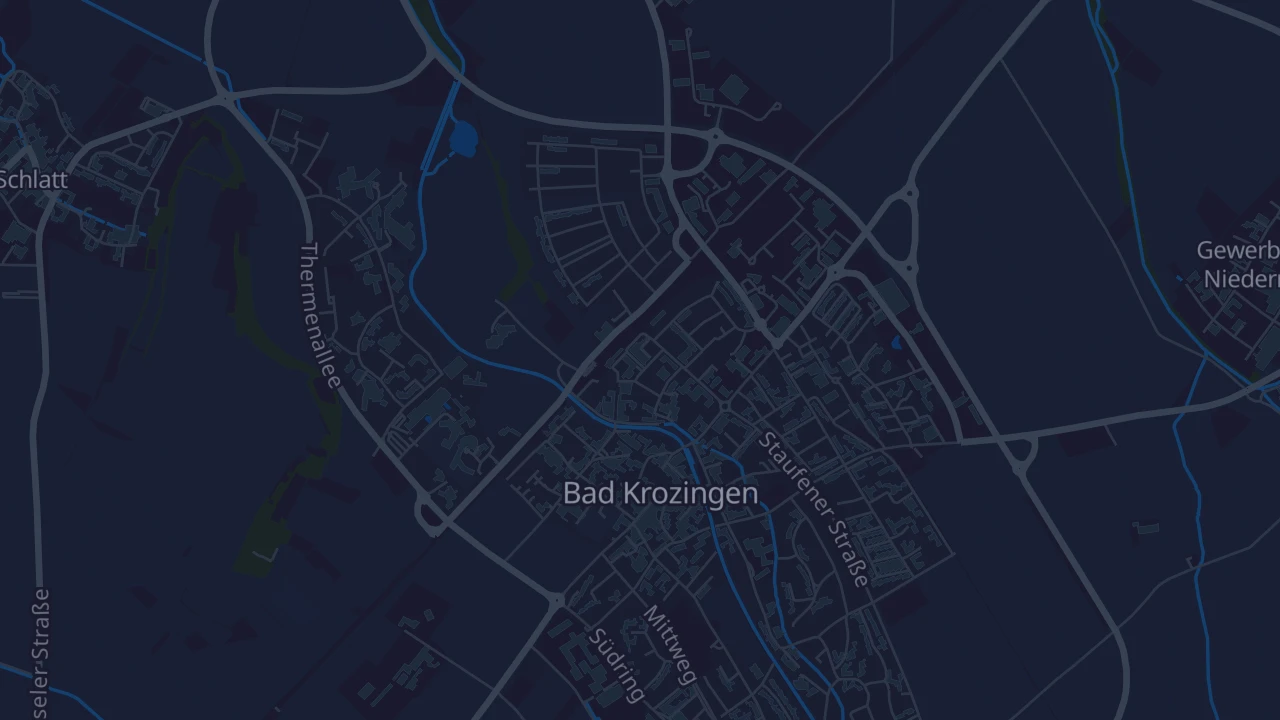 Karte von Bad Krozingen (Kernstadt)