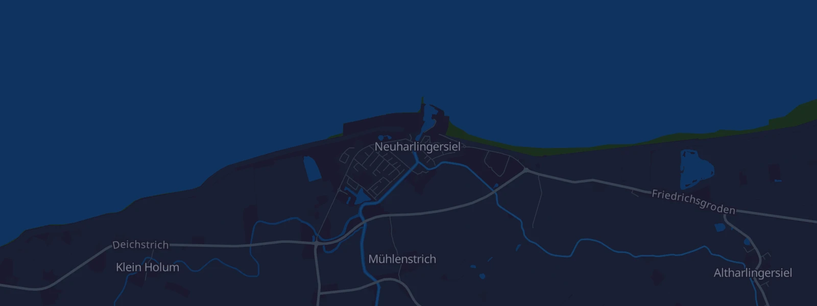 Karte von Neuharlingersiel
