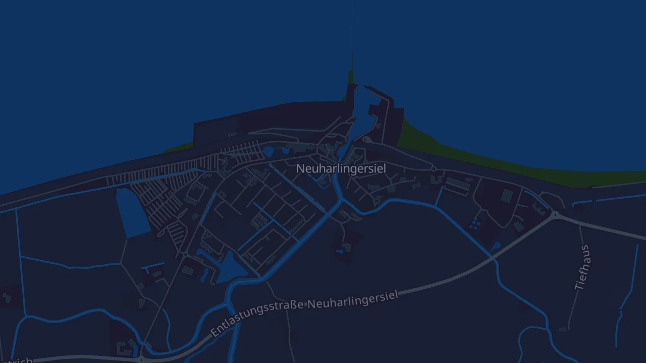 Karte von Neuharlingersiel