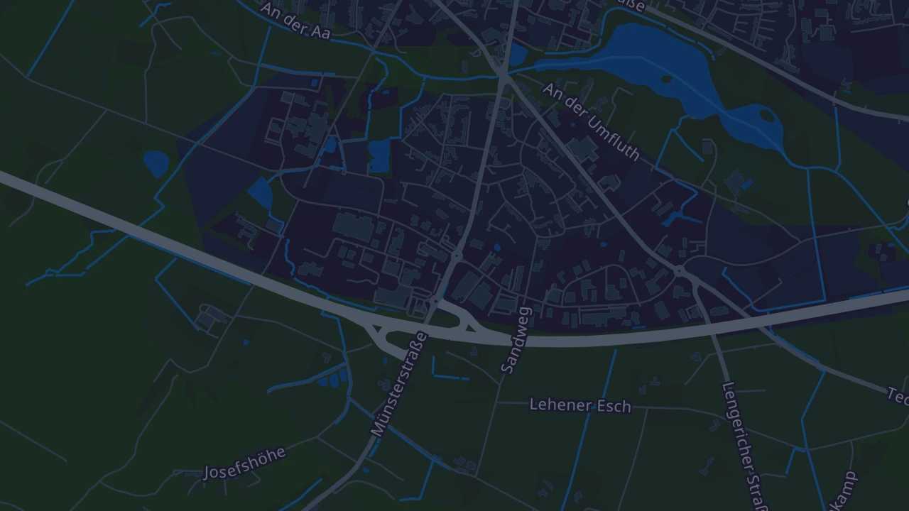 Karte von Ibbenbüren