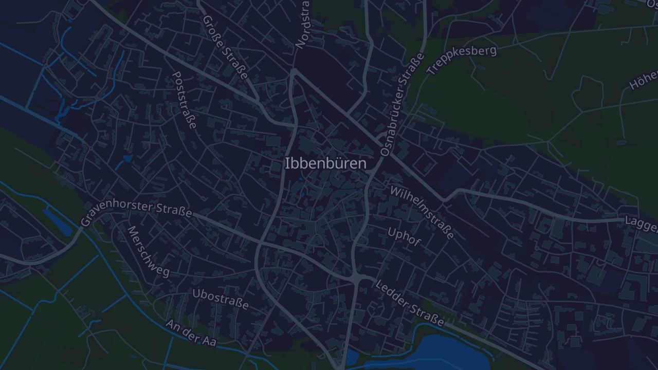 Karte von Ibbenbüren