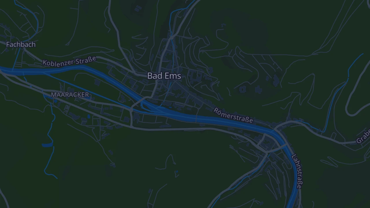 Karte von Bad Ems
