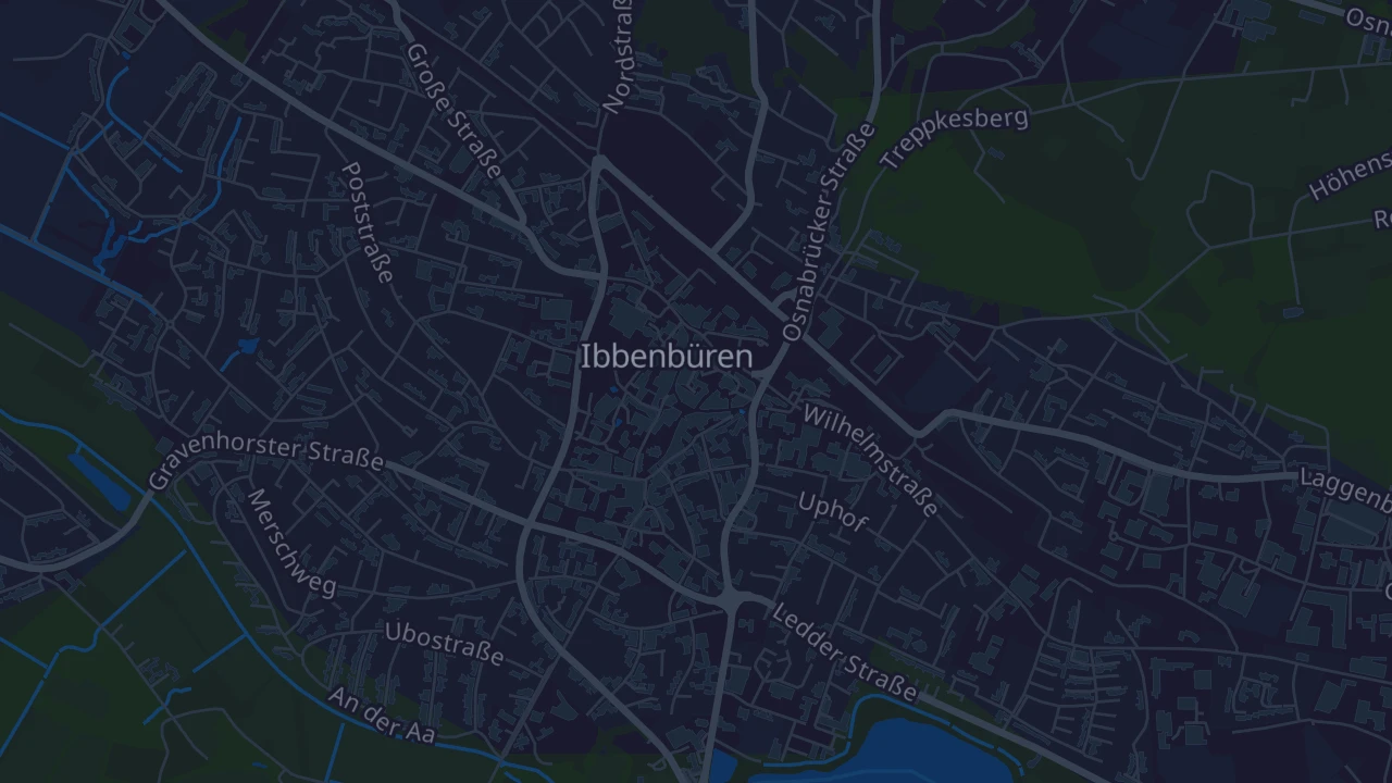 Karte von Ibbenbüren
