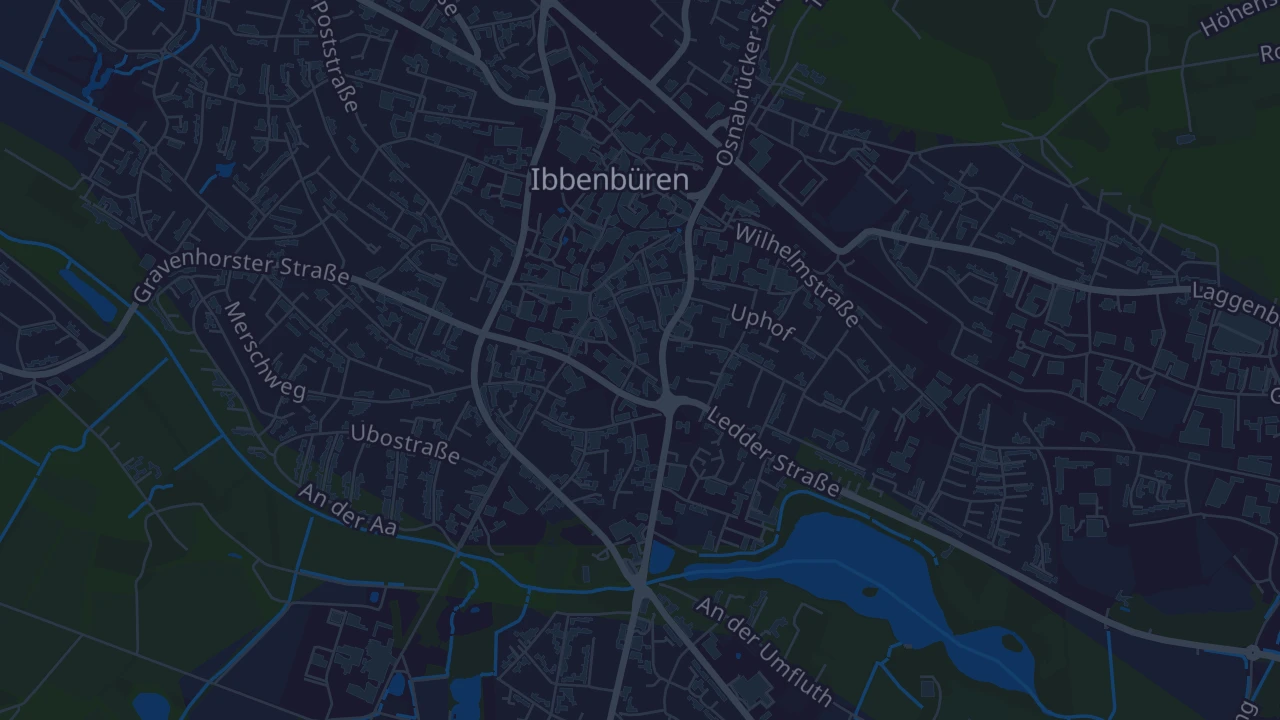 Karte von Ibbenbüren