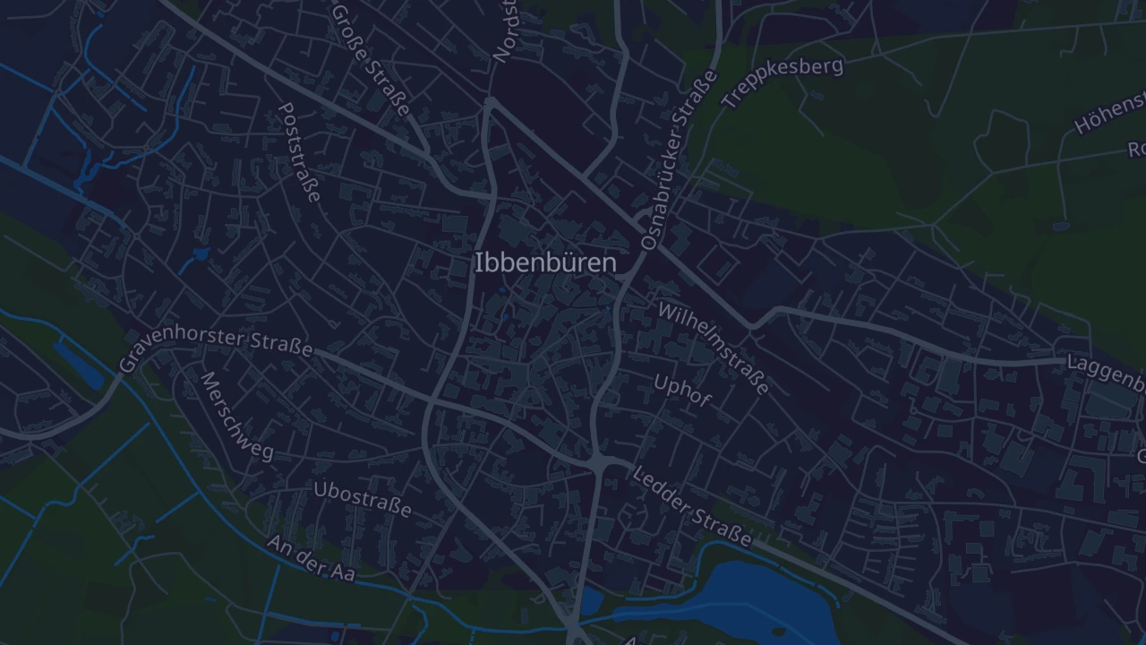 Karte von Ibbenbüren