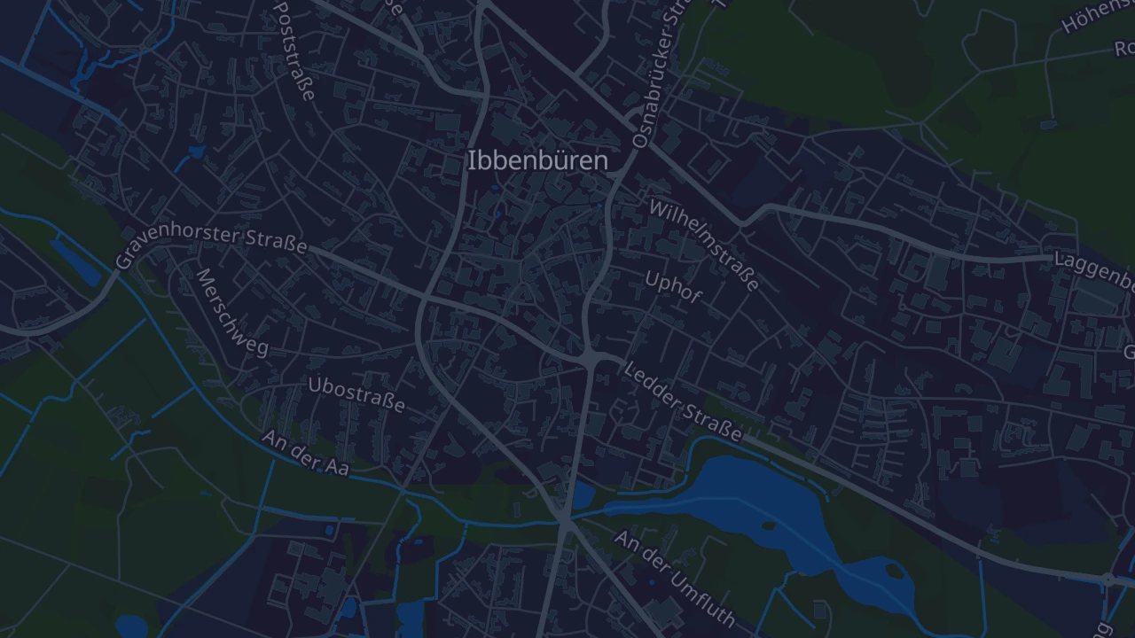 Karte von Ibbenbüren