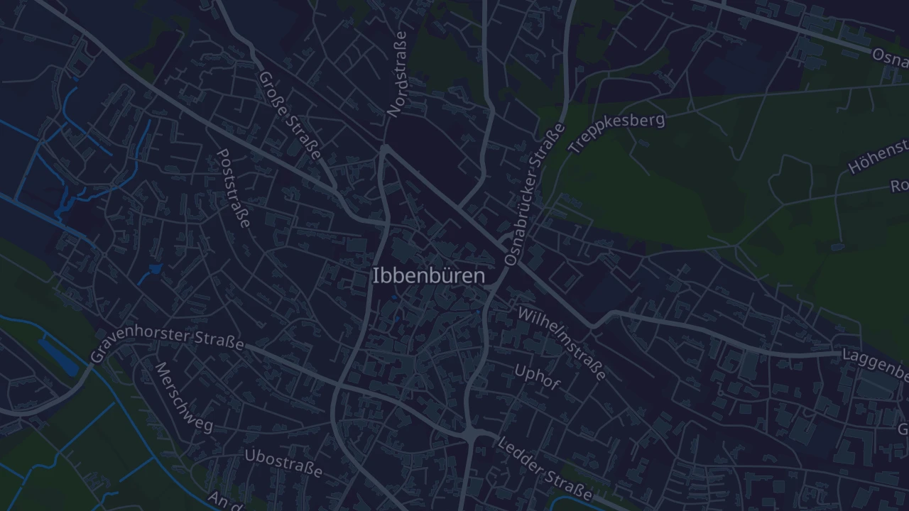 Karte von Ibbenbüren