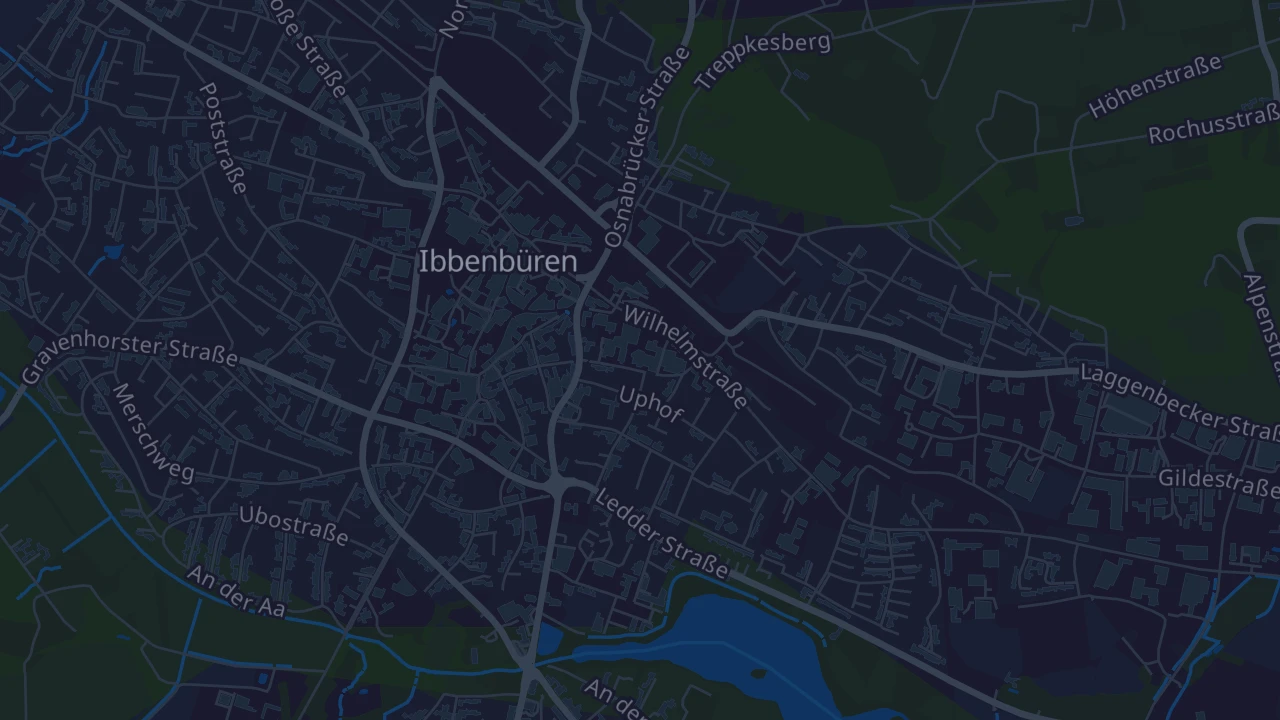 Karte von Ibbenbüren