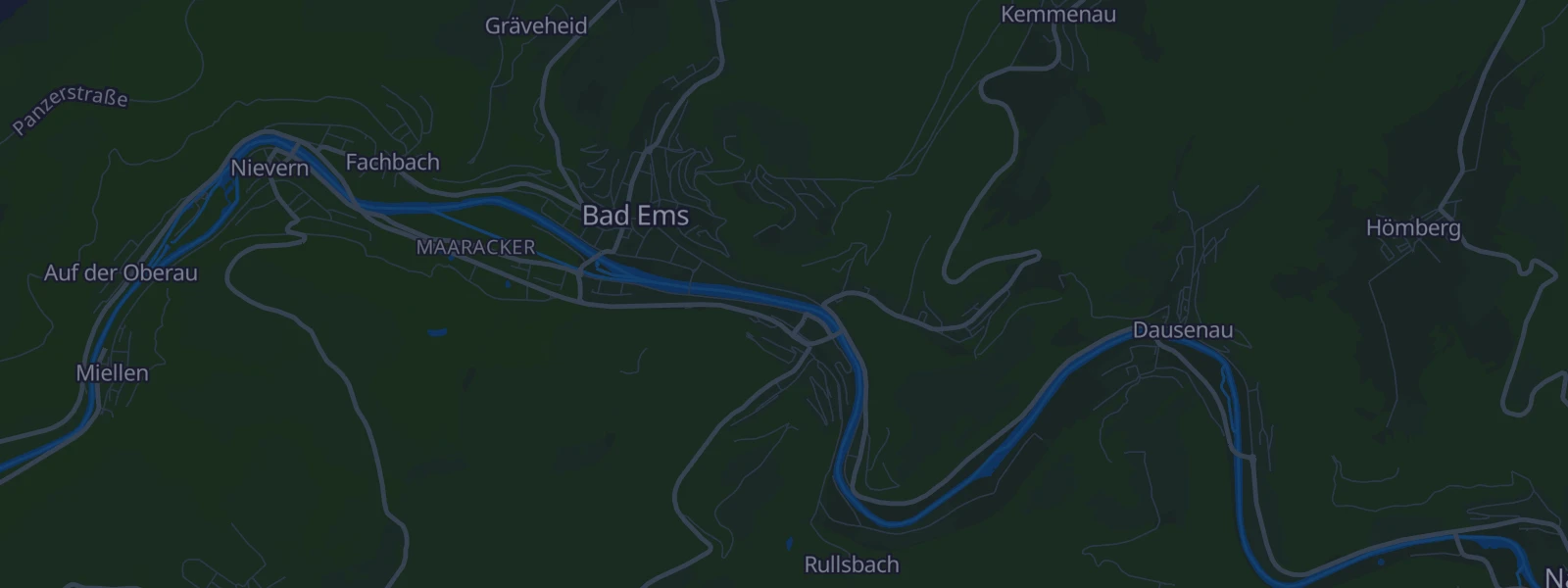 Karte von Bad Ems