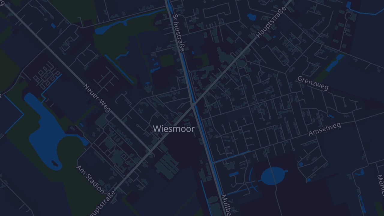 Karte von Wiesmoor
