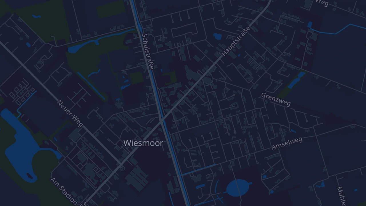 Karte von Wiesmoor