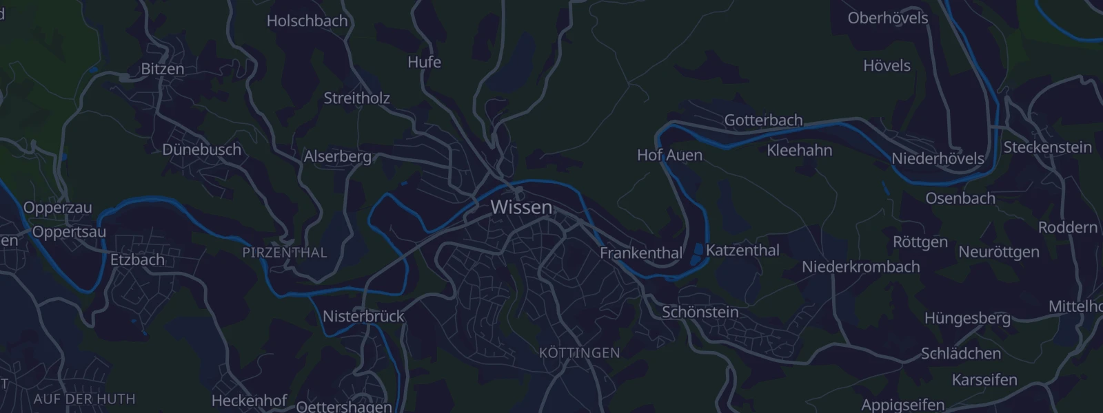 Karte von Wissen