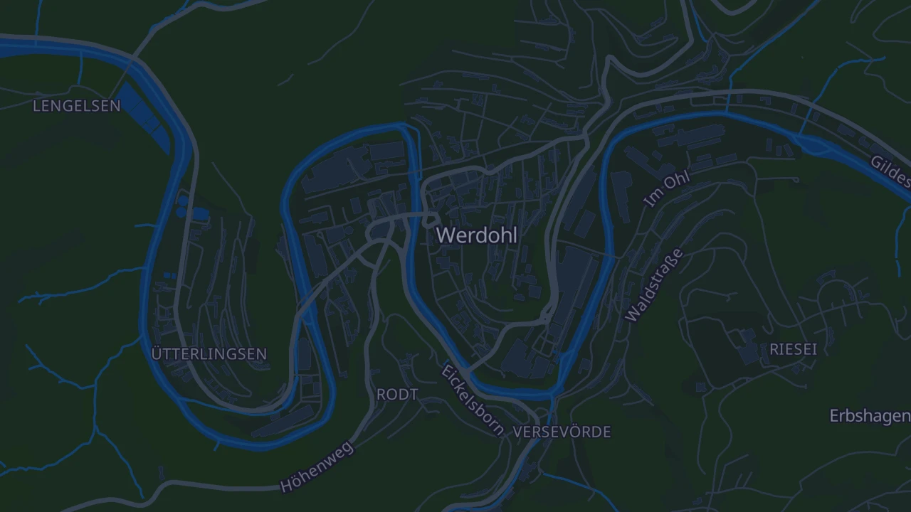 Karte von Werdohl
